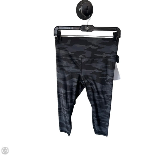 Athletic Leggings By Athleta In Black & Grey, Size: Mp