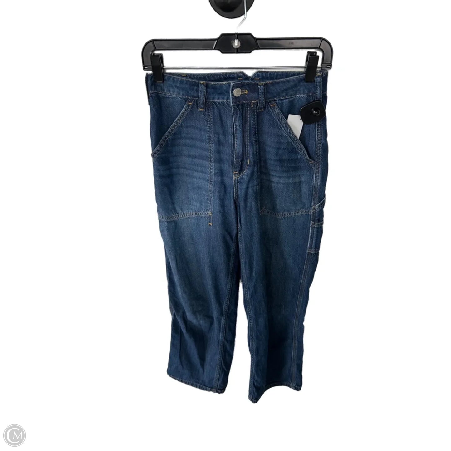 Jeans Wide Leg By Pilcro In Blue Denim, Size: 2