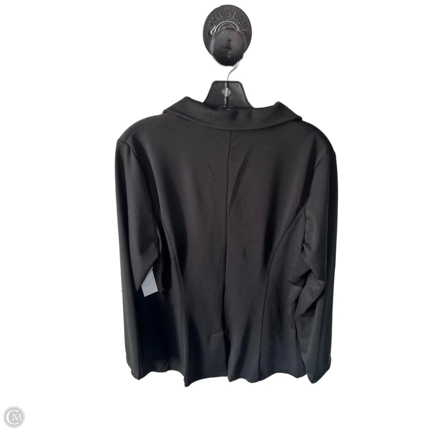 Blazer By Clothes Mentor In Black, Size: L