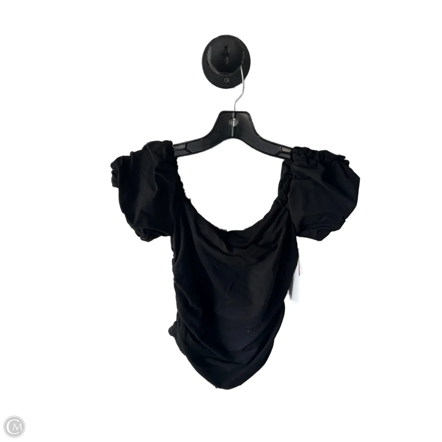 Top Short Sleeve By Free People In Black, Size: S