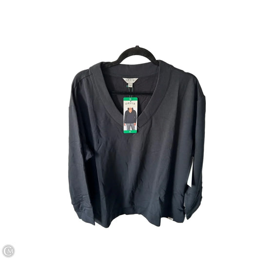 Sweatshirt Crewneck By Orvis In Black, Size: Xl