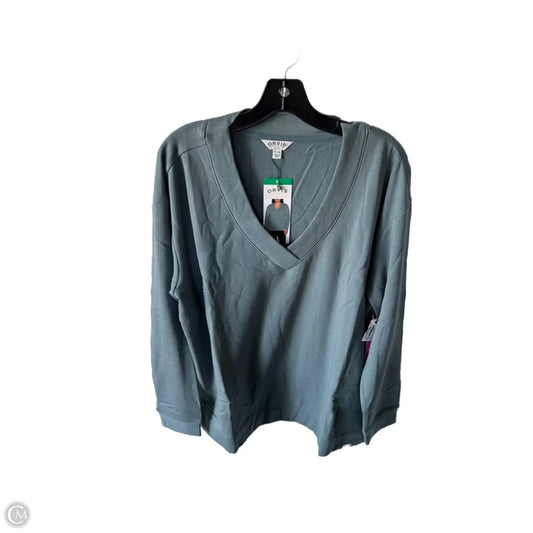 Sweatshirt Crewneck By Orvis In Green, Size: Xl