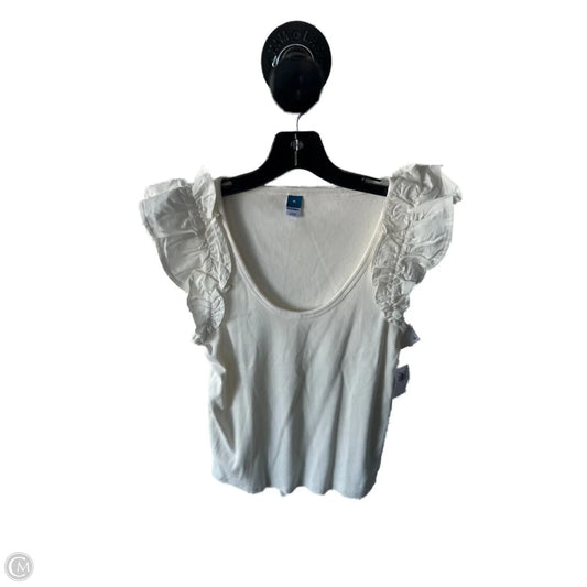 Top Sleeveless By Old Navy In Cream, Size: M