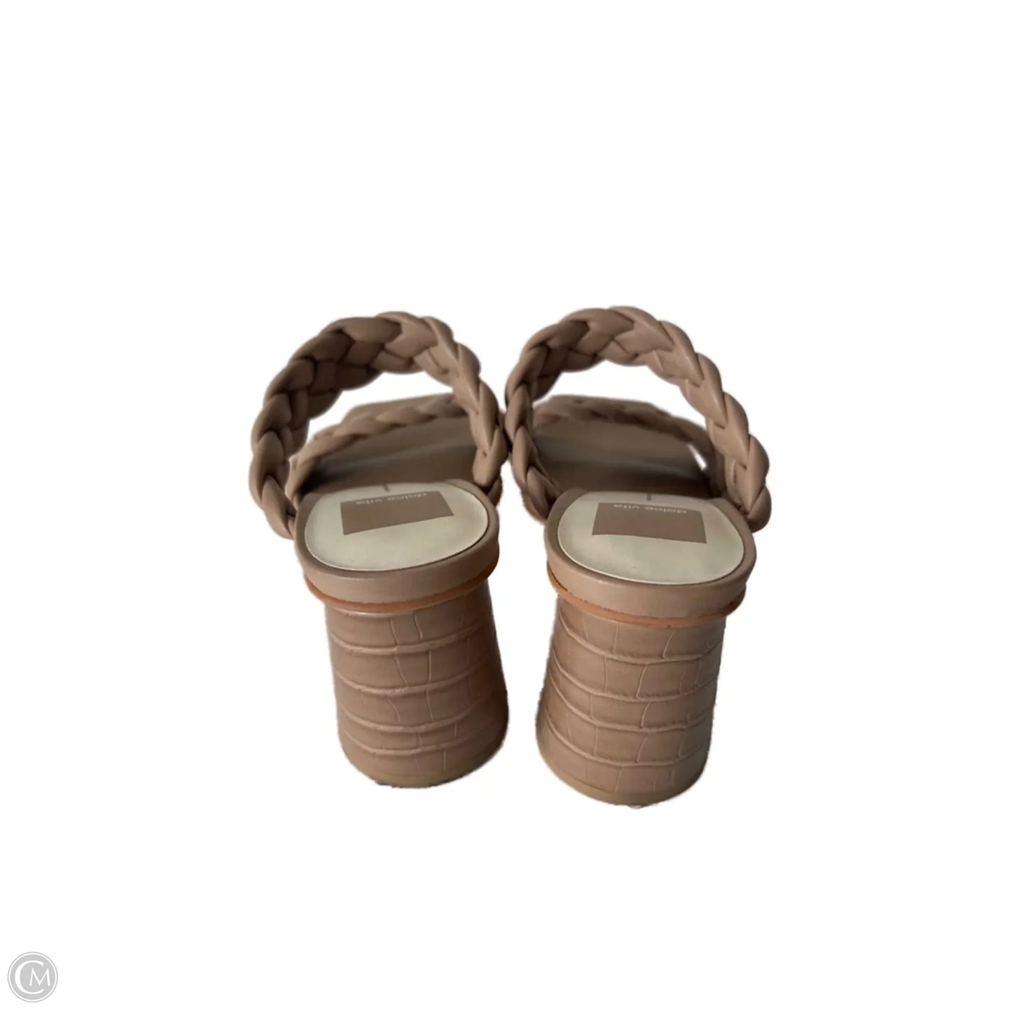 Sandals Heels Block By Dolce Vita In Tan, Size: 7