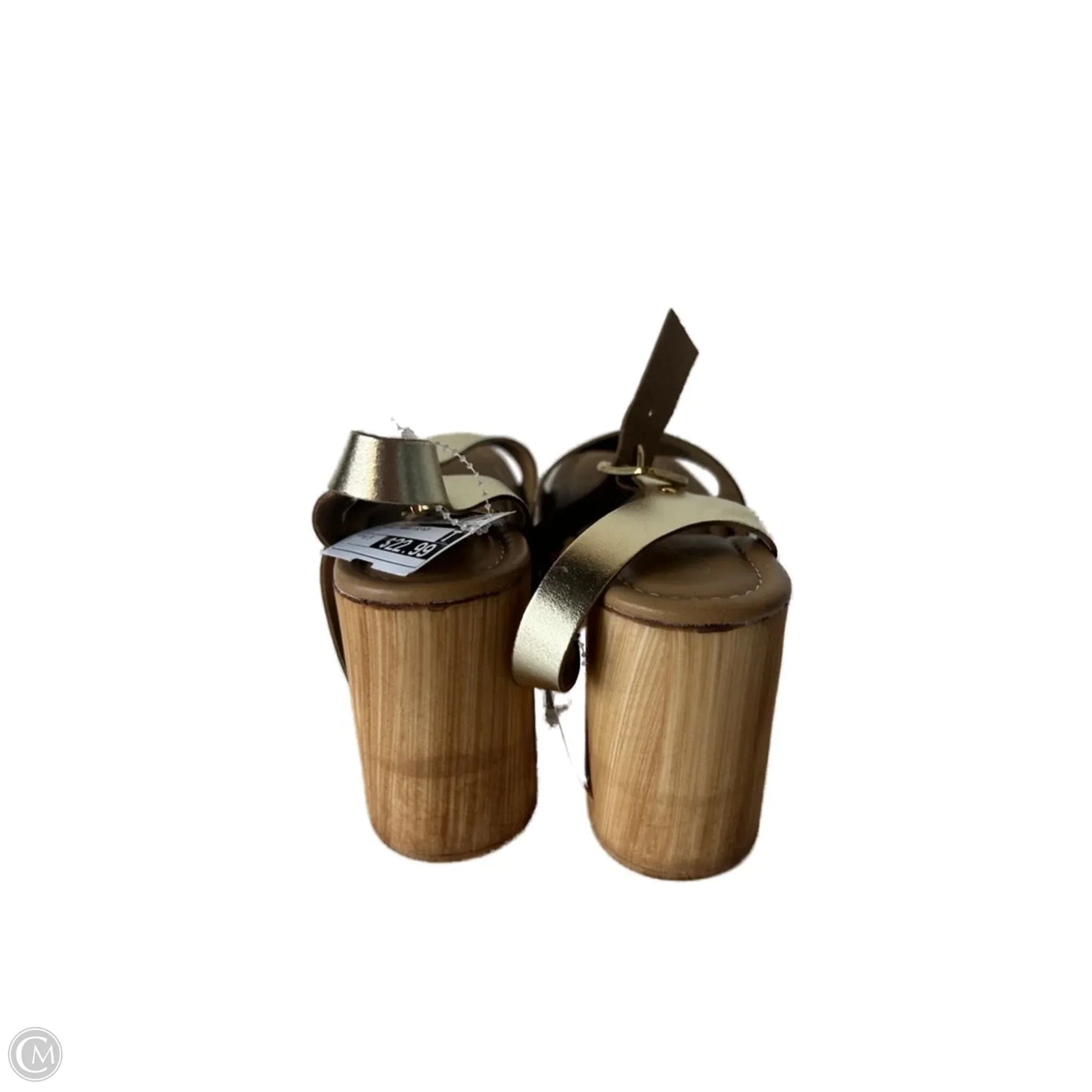 Sandals Heels Block By Seychelles In Gold, Size: 6.5