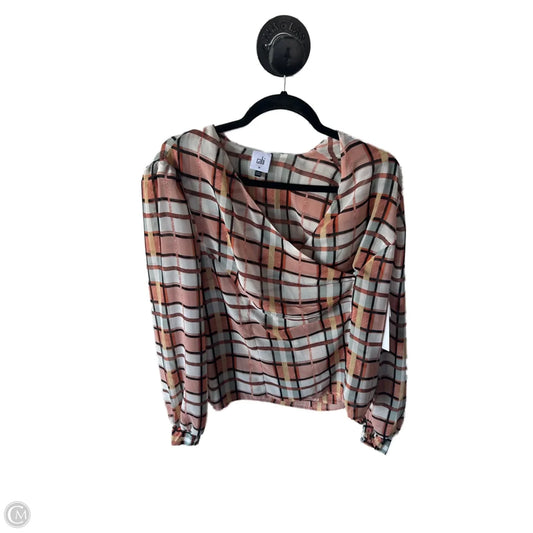 Top Long Sleeve By Cabi In Orange, Size: M