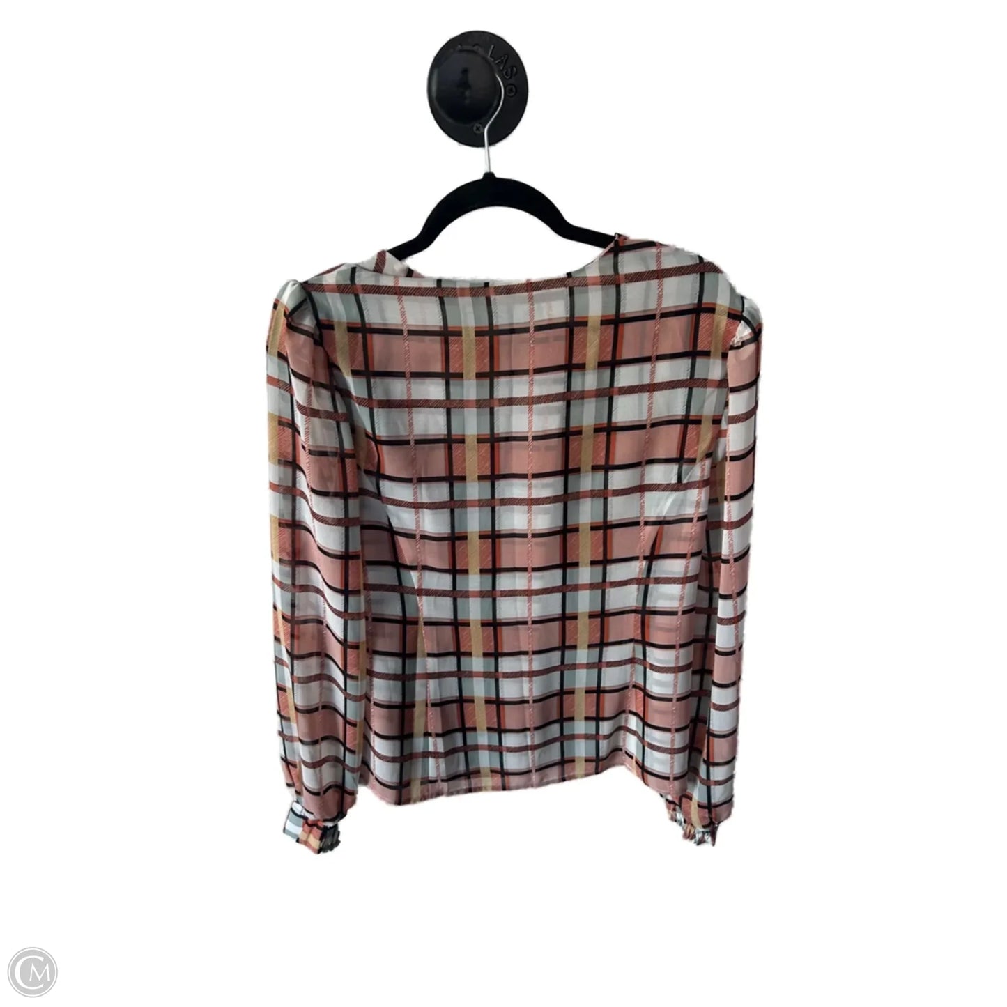 Top Long Sleeve By Cabi In Orange, Size: M