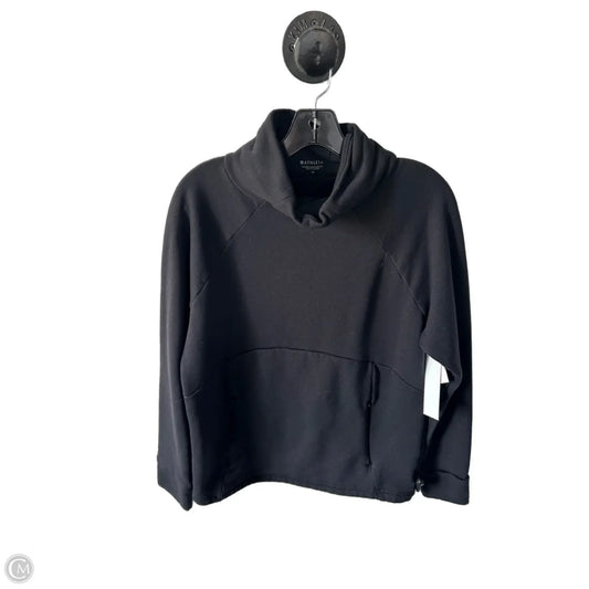 Athletic Sweatshirt Collar By Athleta In Black, Size: M