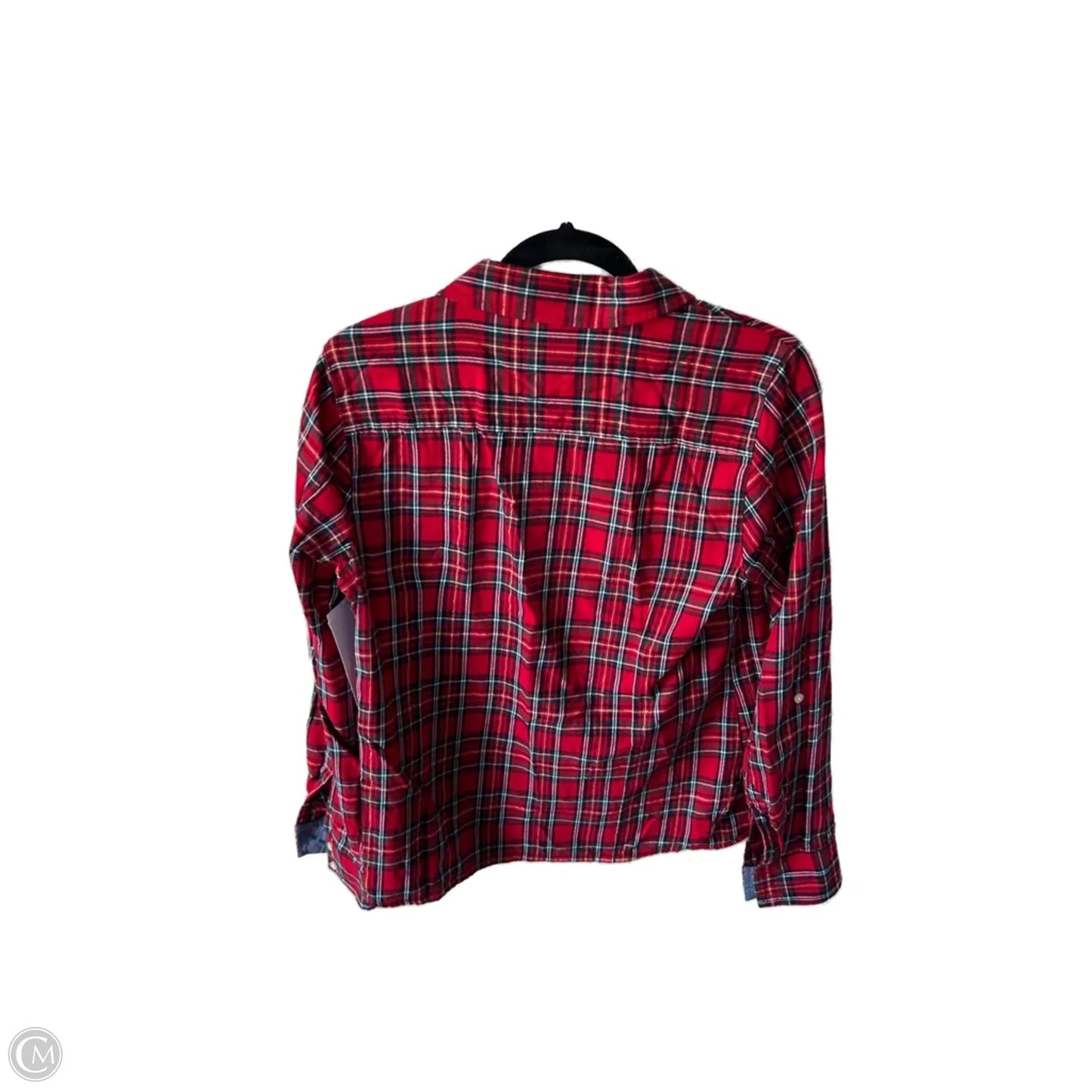 Top Long Sleeve By Tommy Hilfiger In Red, Size: M