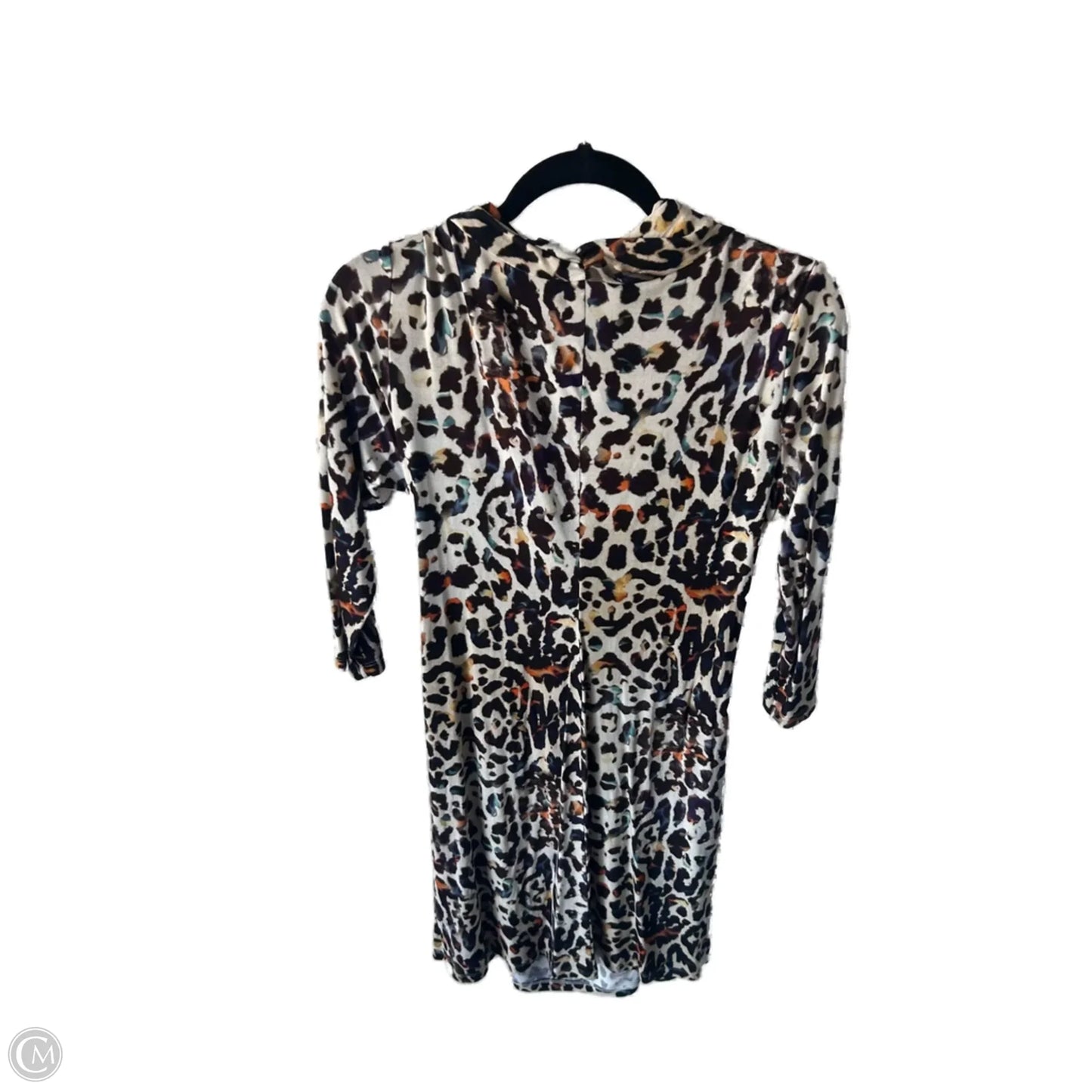 Dress Casual Midi By Karen Kane In Black & Cream, Size: L