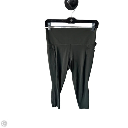 Athletic Leggings By Athleta In Green, Size: 8