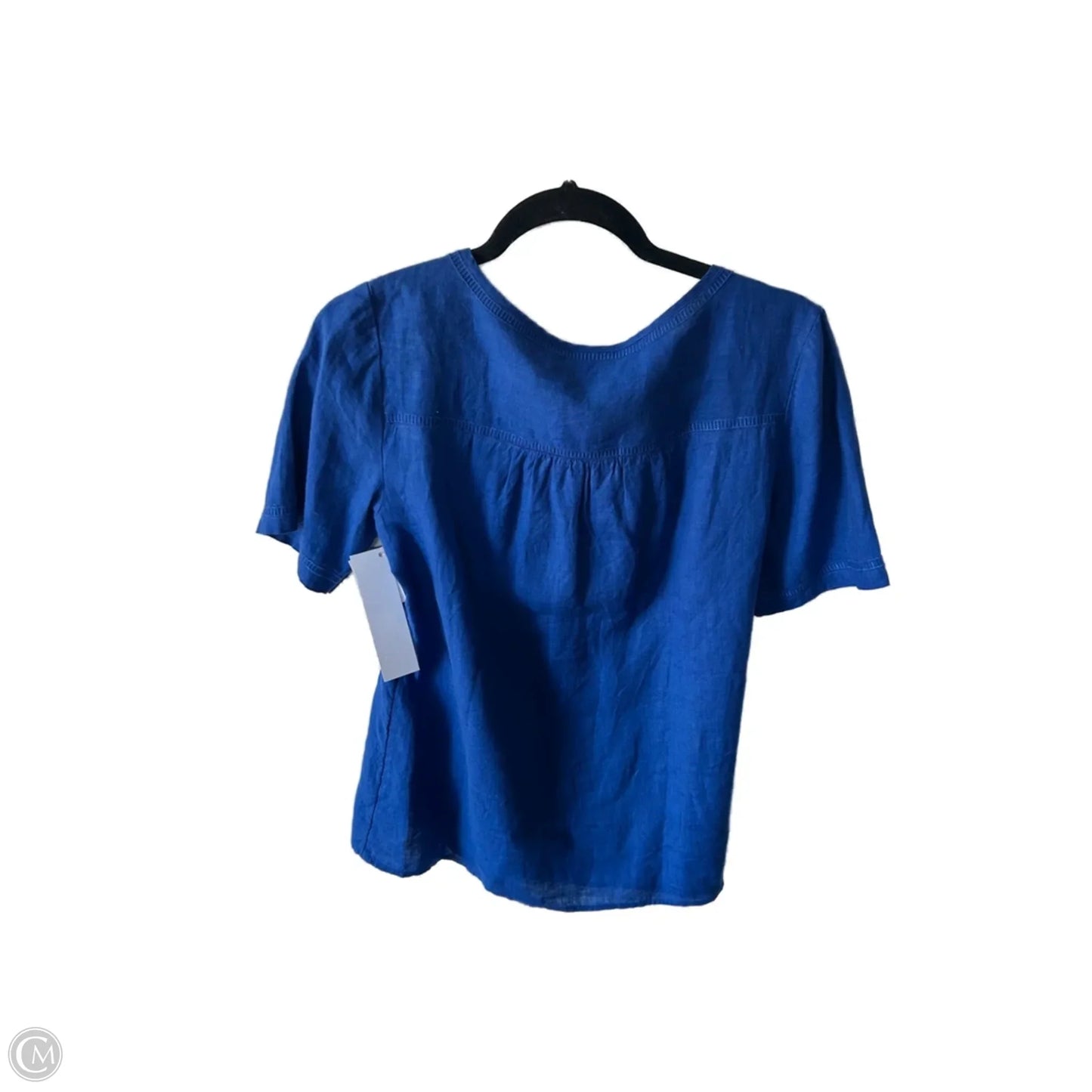 Top Short Sleeve By Lands End In Blue, Size: S
