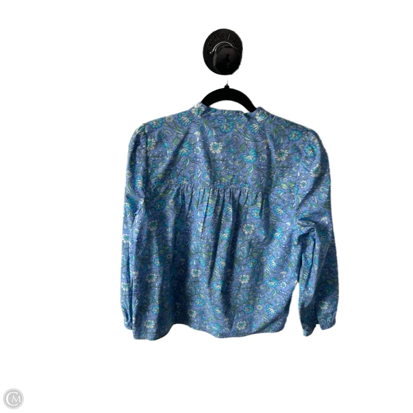 Top Long Sleeve By J. Crew In Blue, Size: S
