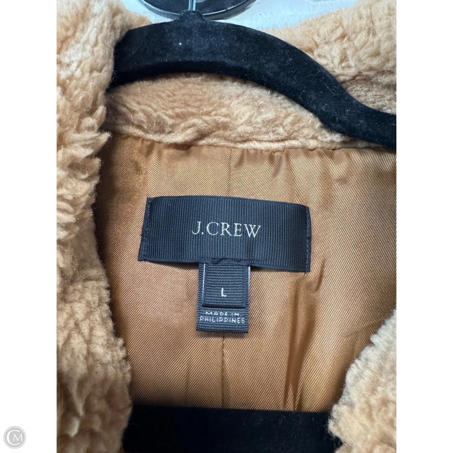 Vest Faux Fur & Sherpa By J. Crew In Brown, Size: L