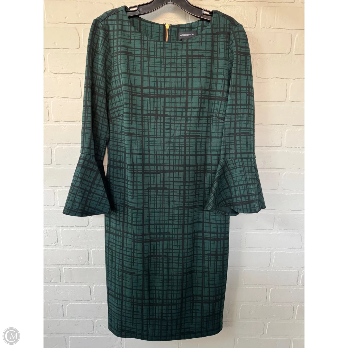 Dress Work By Liz Claiborne In Black & Green, Size: S