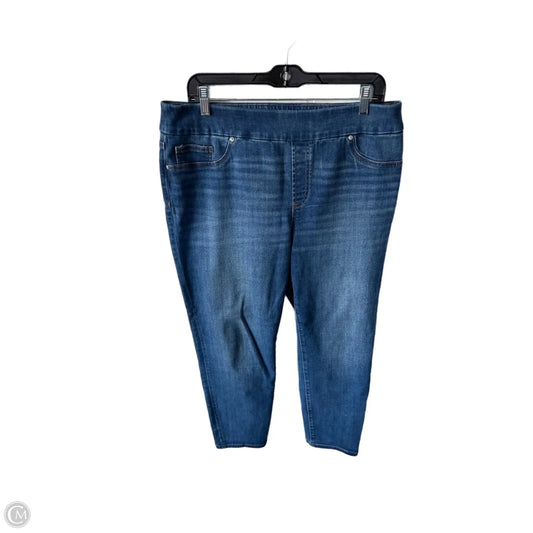 Jeans Jeggings By Chicos In Blue Denim, Size: 12