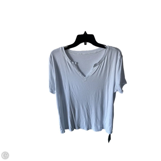 Top Short Sleeve Basic By Cme In White, Size: 3x