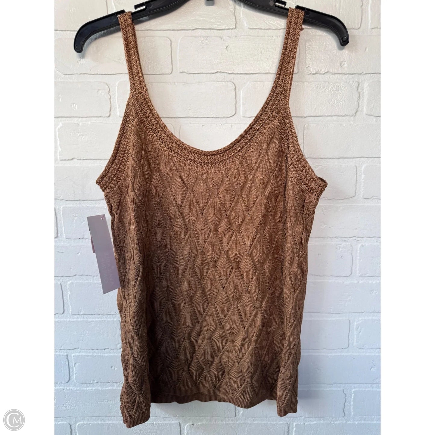 Top Sleeveless By White House Black Market In Brown, Size: M