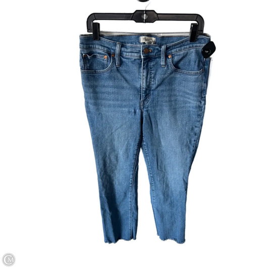 Jeans Boot Cut By Madewell In Blue Denim, Size: 10