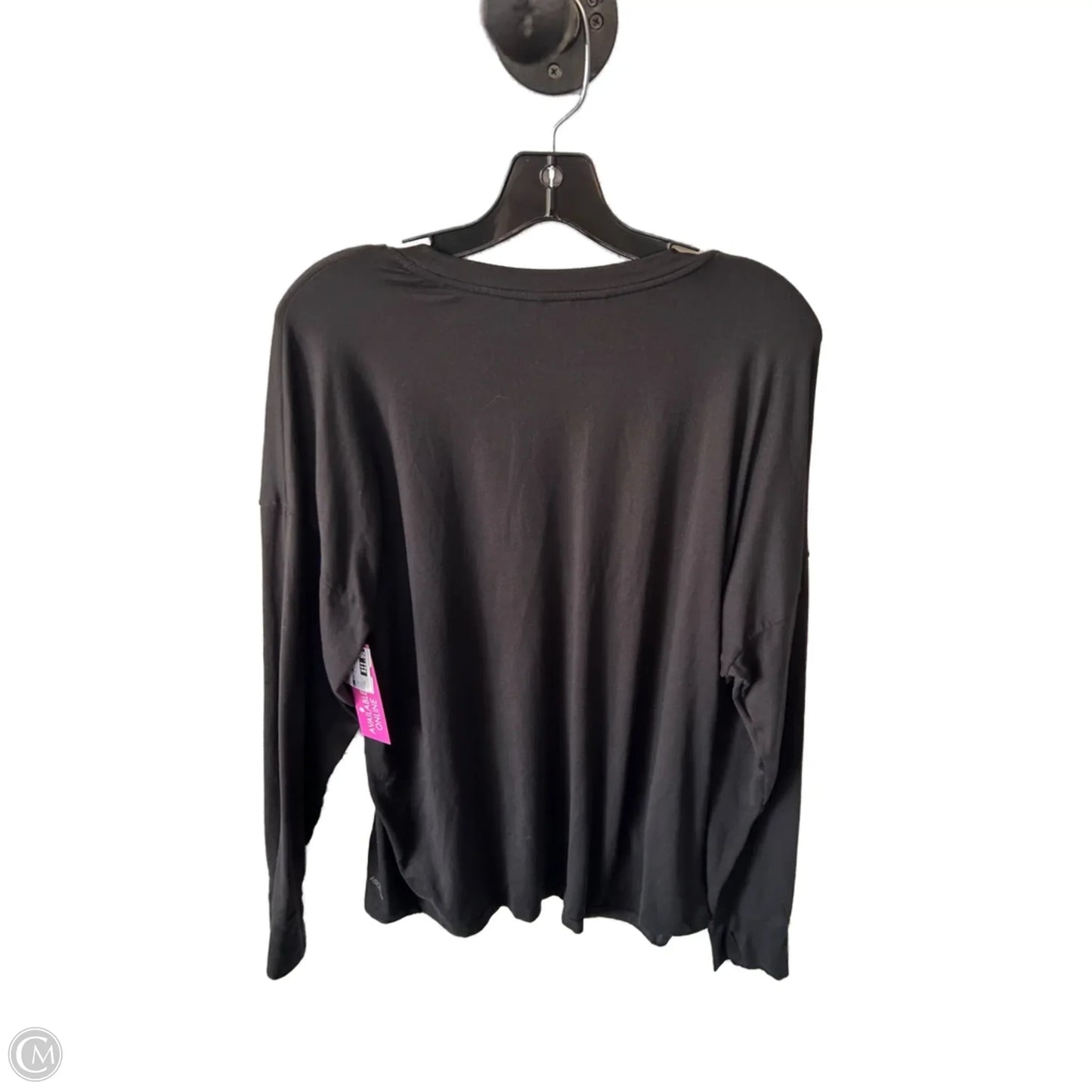 Athletic Top Long Sleeve Crewneck By Clothes Mentor In Black, Size: Xxl