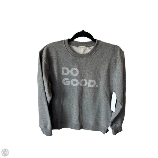 Sweatshirt Crewneck By Cotopaxi In Grey, Size: M
