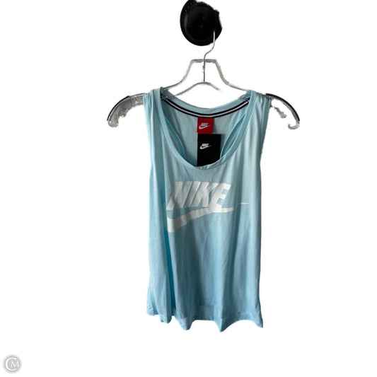 Athletic Tank Top By Nike Apparel In Blue, Size: L