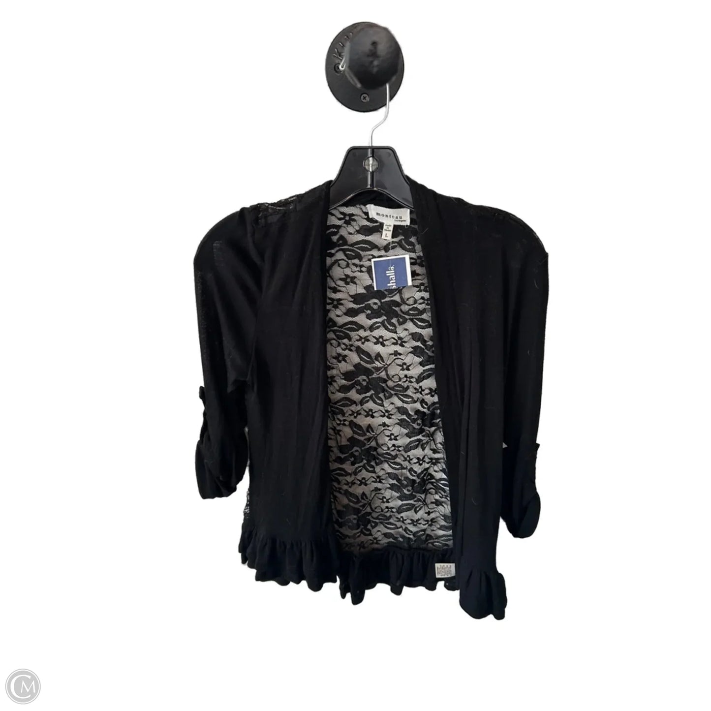 Cardigan By Monteau In Black, Size: L