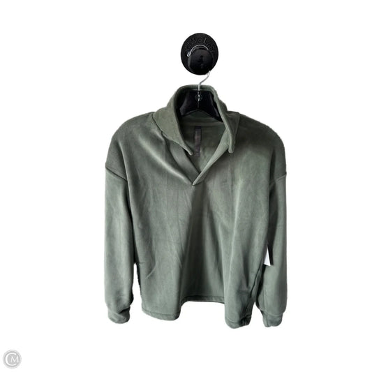 Athletic Sweatshirt Collar By Mondetta In Green, Size: S
