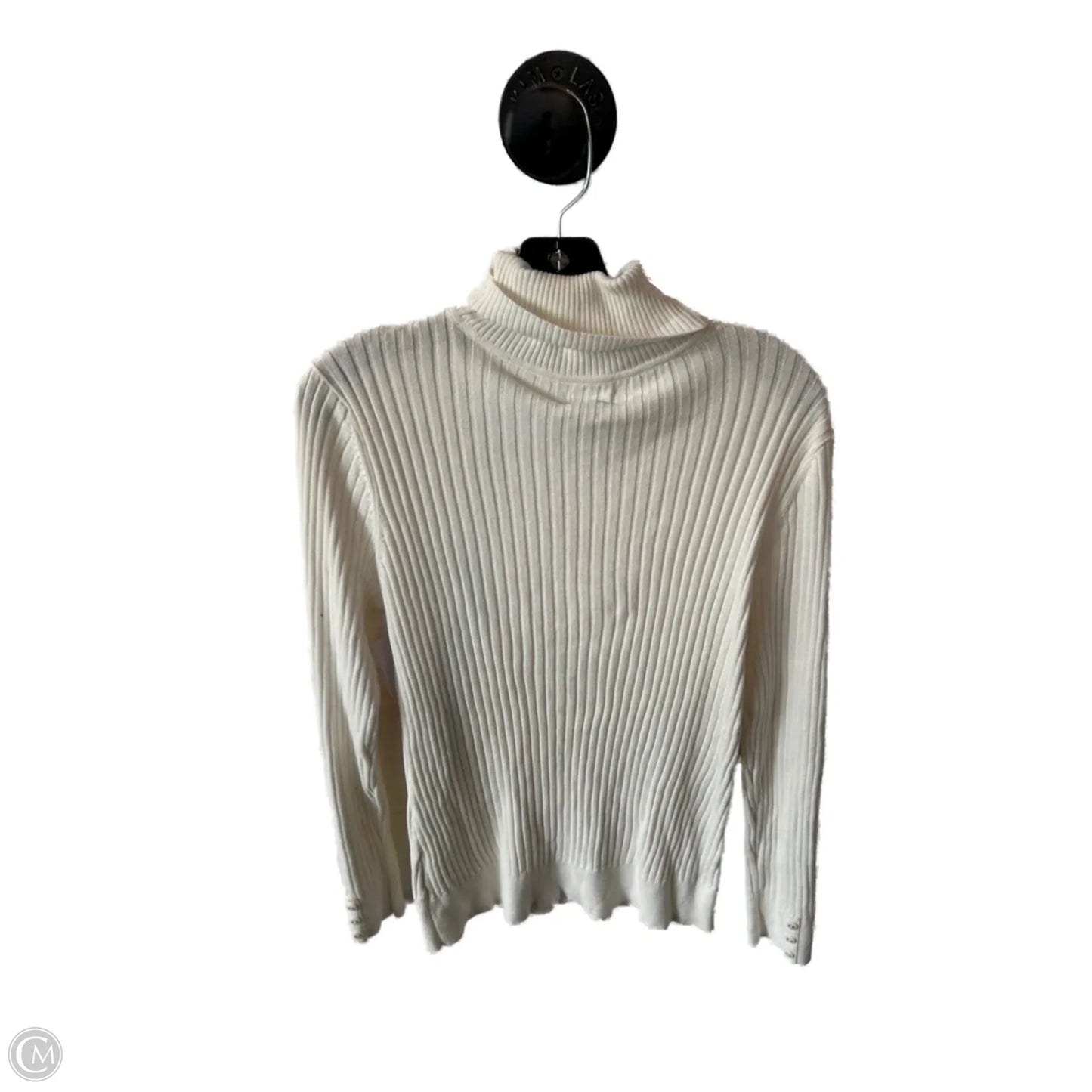 Sweater By Croft And Barrow In Cream, Size: Xl