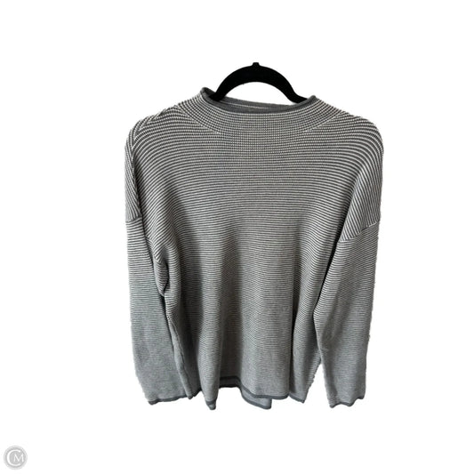 Sweater By Staccato In Grey & White, Size: L