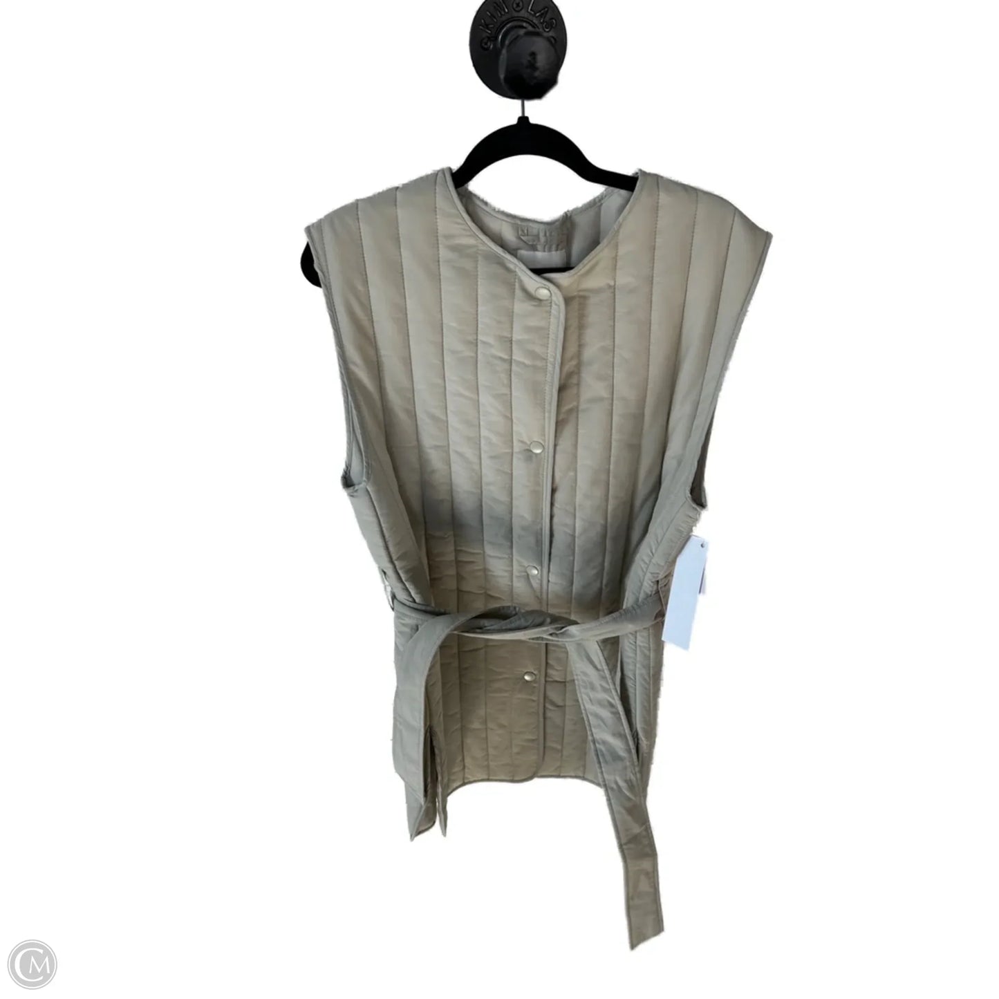 Vest Puffer & Quilted By H&m In Beige, Size: S