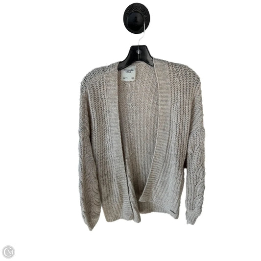 Sweater Cardigan By Abercrombie And Fitch In Cream, Size: Xs