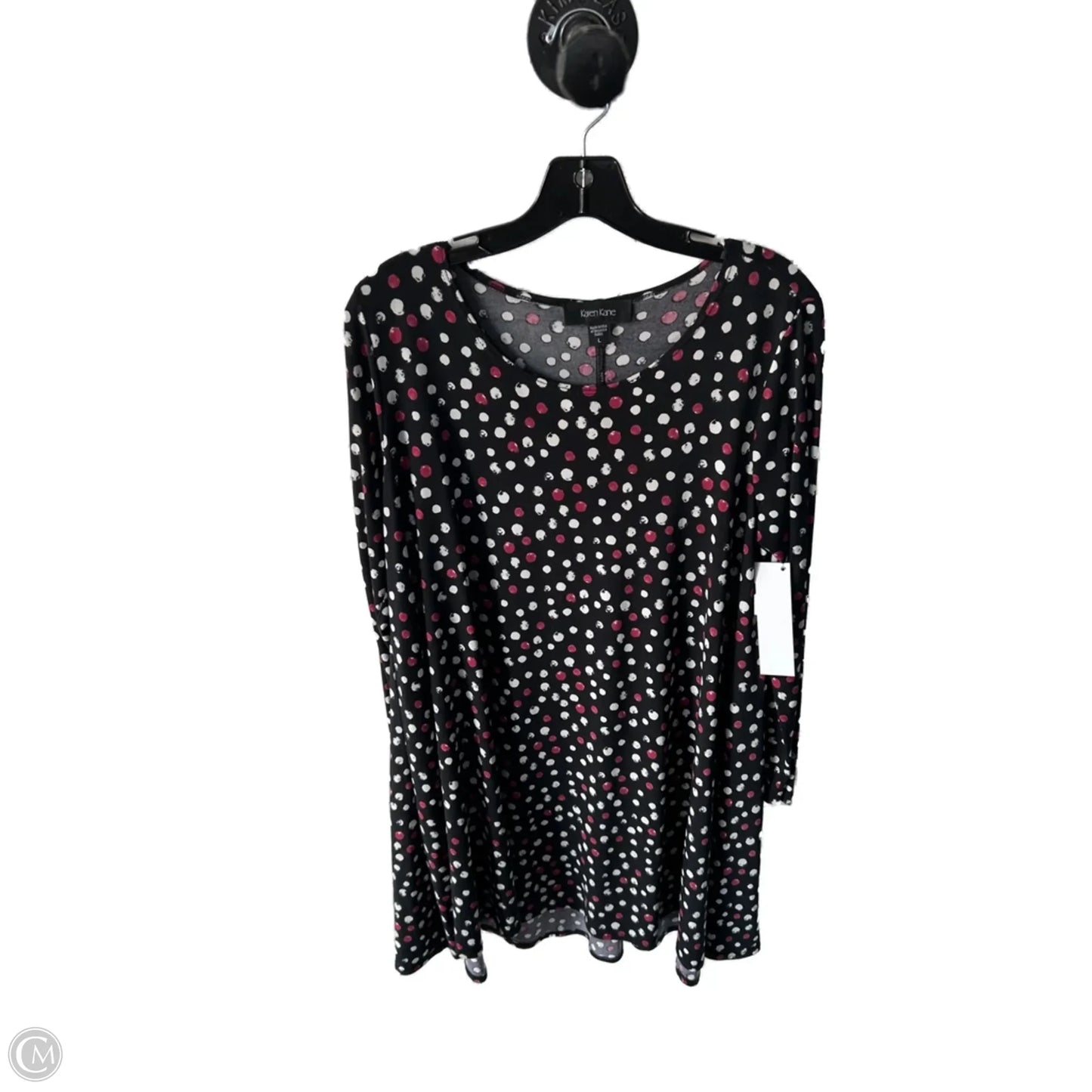 Dress Casual Short By Karen Kane In Black & White, Size: L