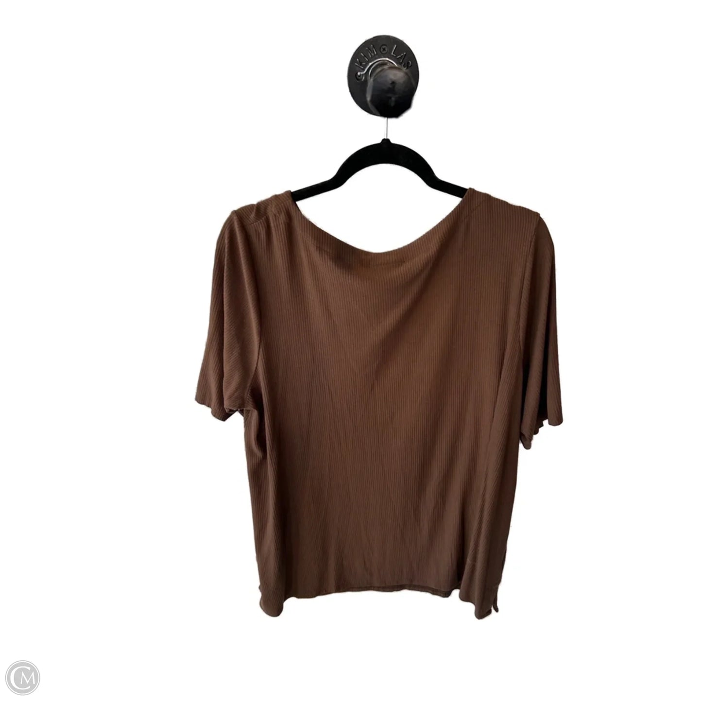 Top Short Sleeve By J. Jill In Brown, Size: Xl