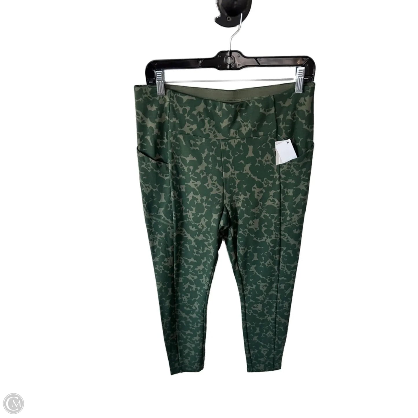 Athletic Leggings By Cabi In Green, Size: 8