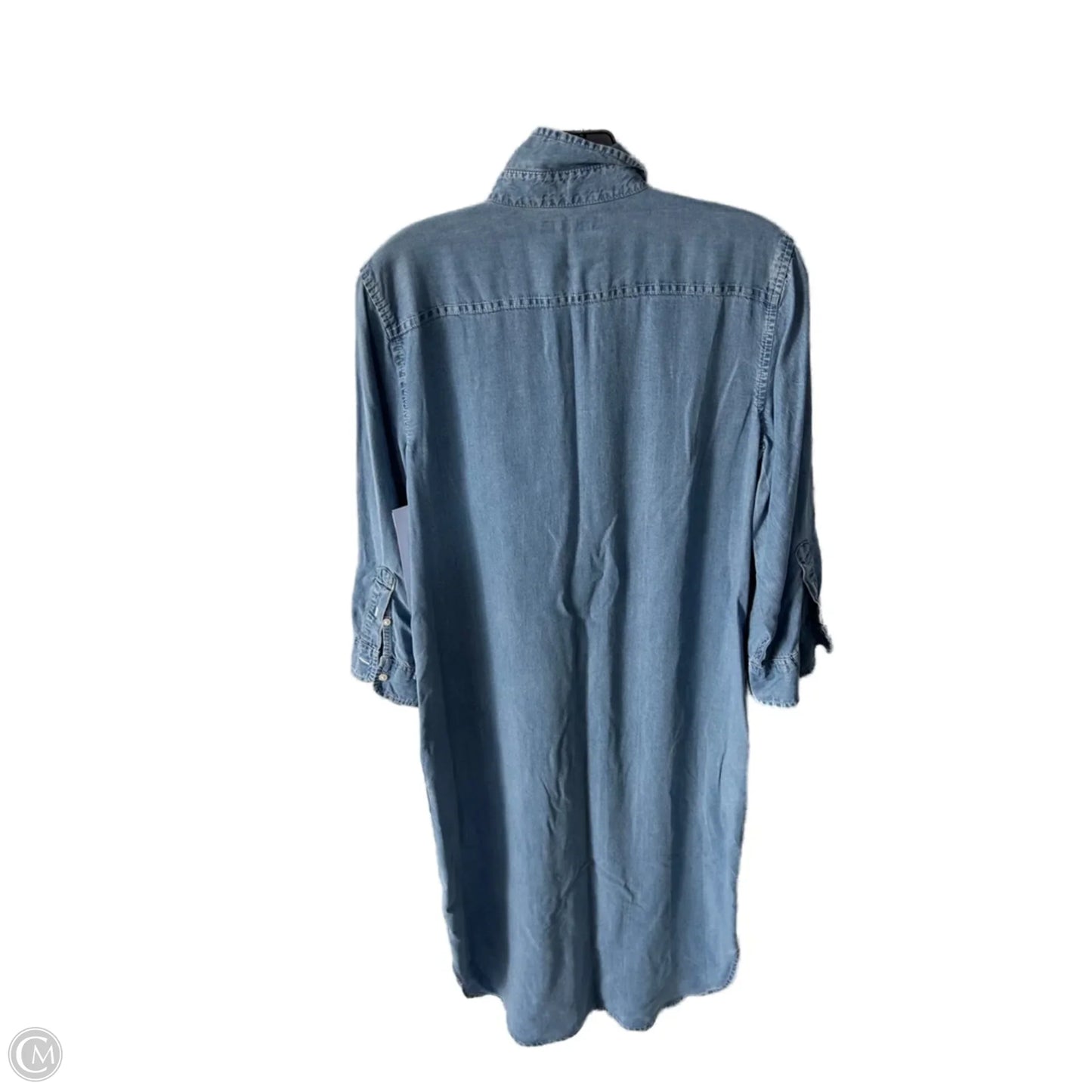 Dress Casual Midi By Lauren By Ralph Lauren In Blue, Size: S