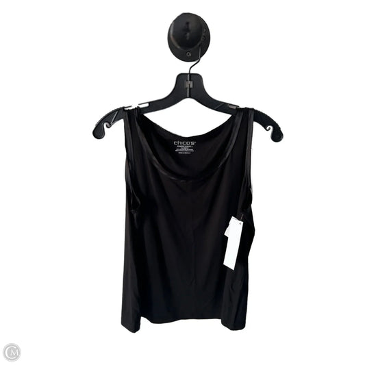 Top Sleeveless Basic By Chicos In Black, Size: M