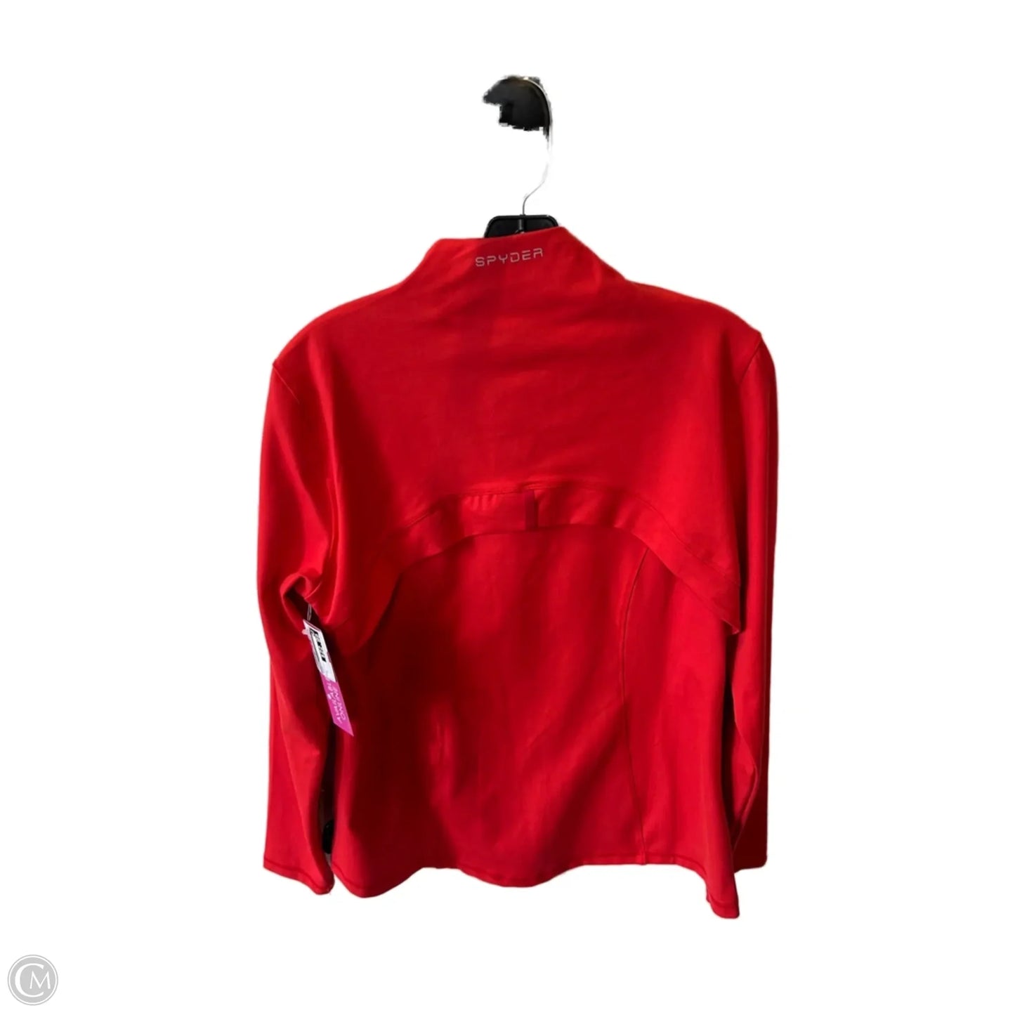 Athletic Jacket By Spyder In Orange, Size: L