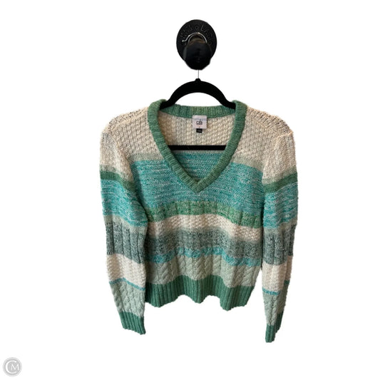 Sweater By Cabi In Blue & Green, Size: S