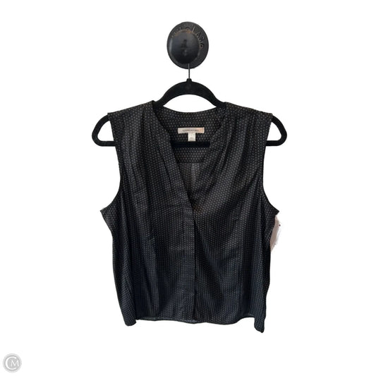 Top Sleeveless By Banana Republic In Black & Brown, Size: L