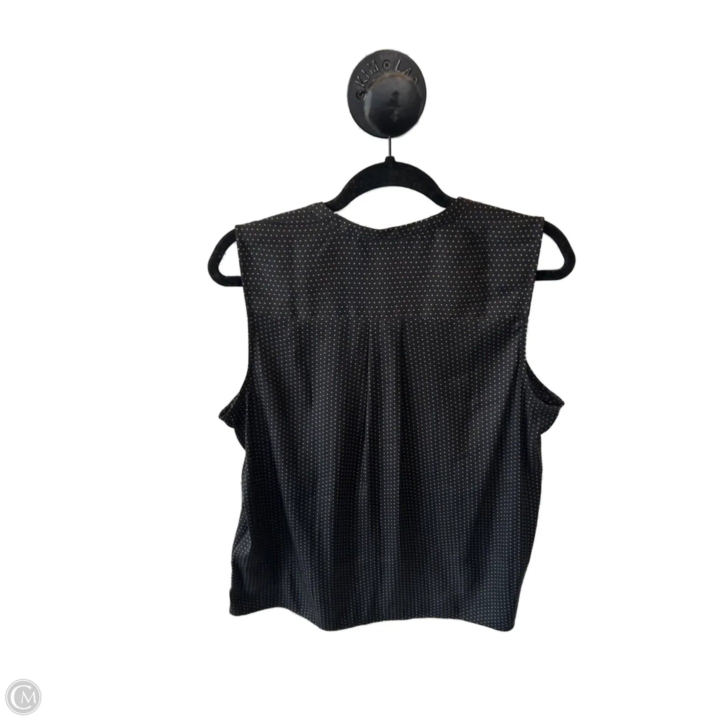 Top Sleeveless By Banana Republic In Black & Brown, Size: L
