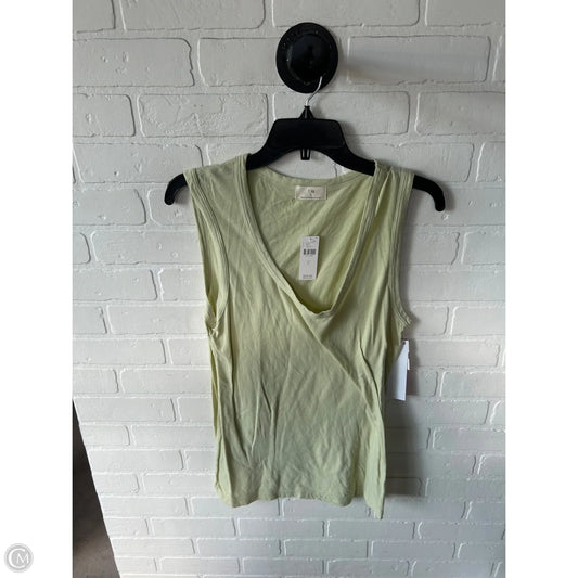 Top Sleeveless By T.la In Green, Size: L
