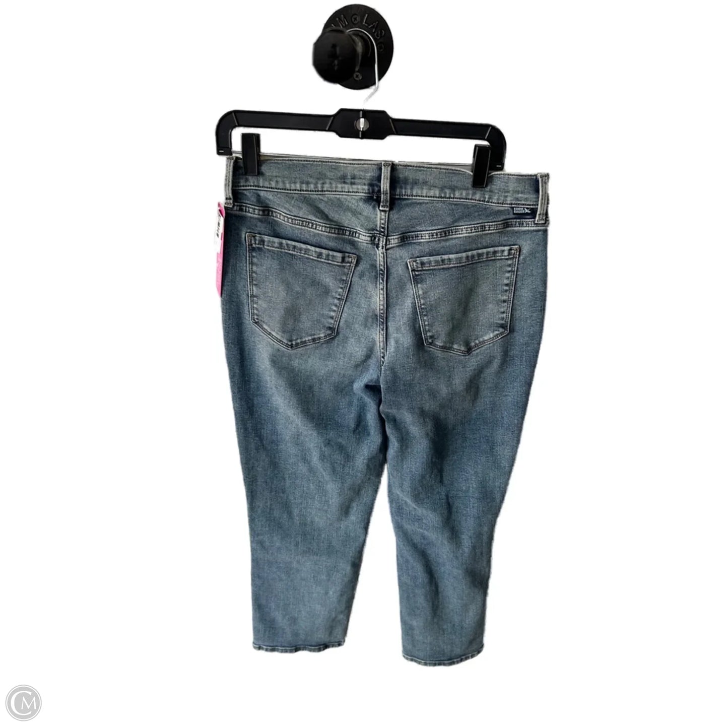 Jeans Cropped By Eddie Bauer In Blue Denim, Size: 10
