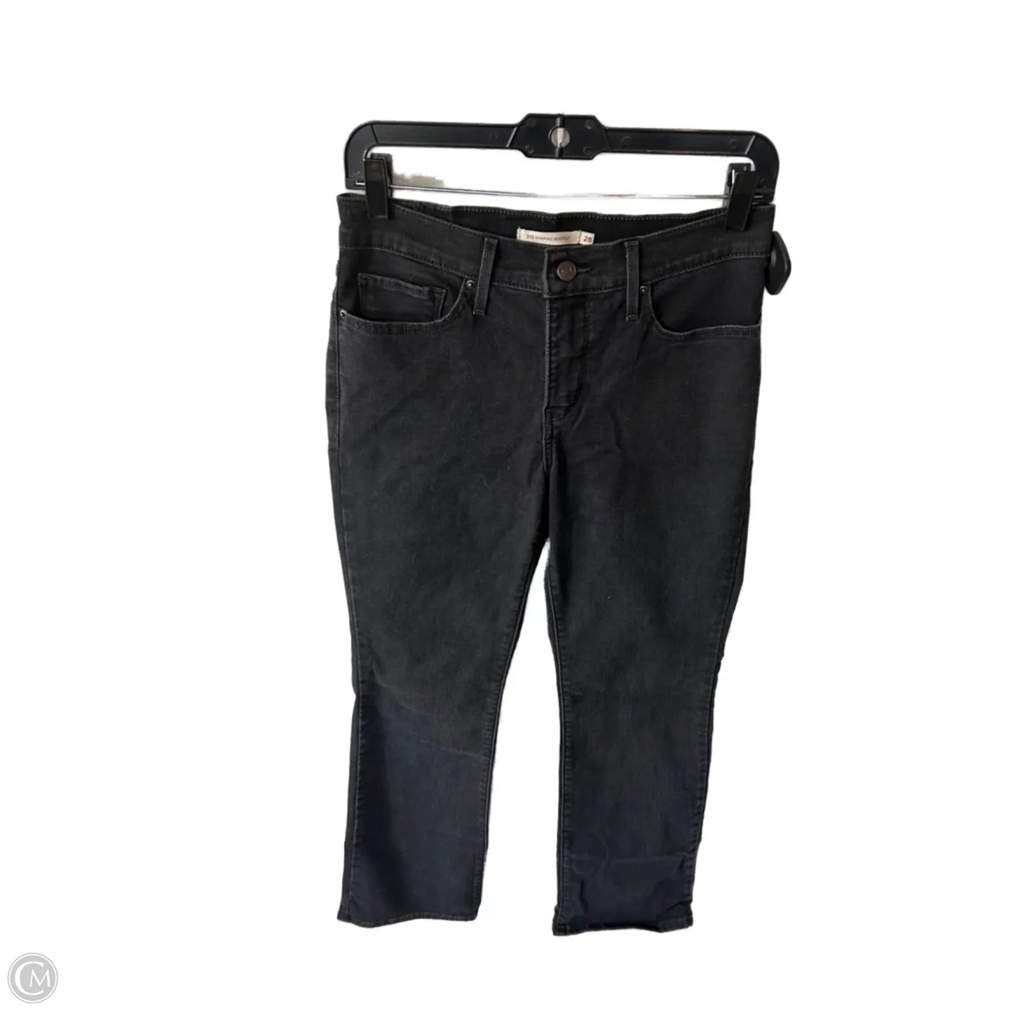 Jeans Boot Cut By Levis In Black Denim, Size: 6