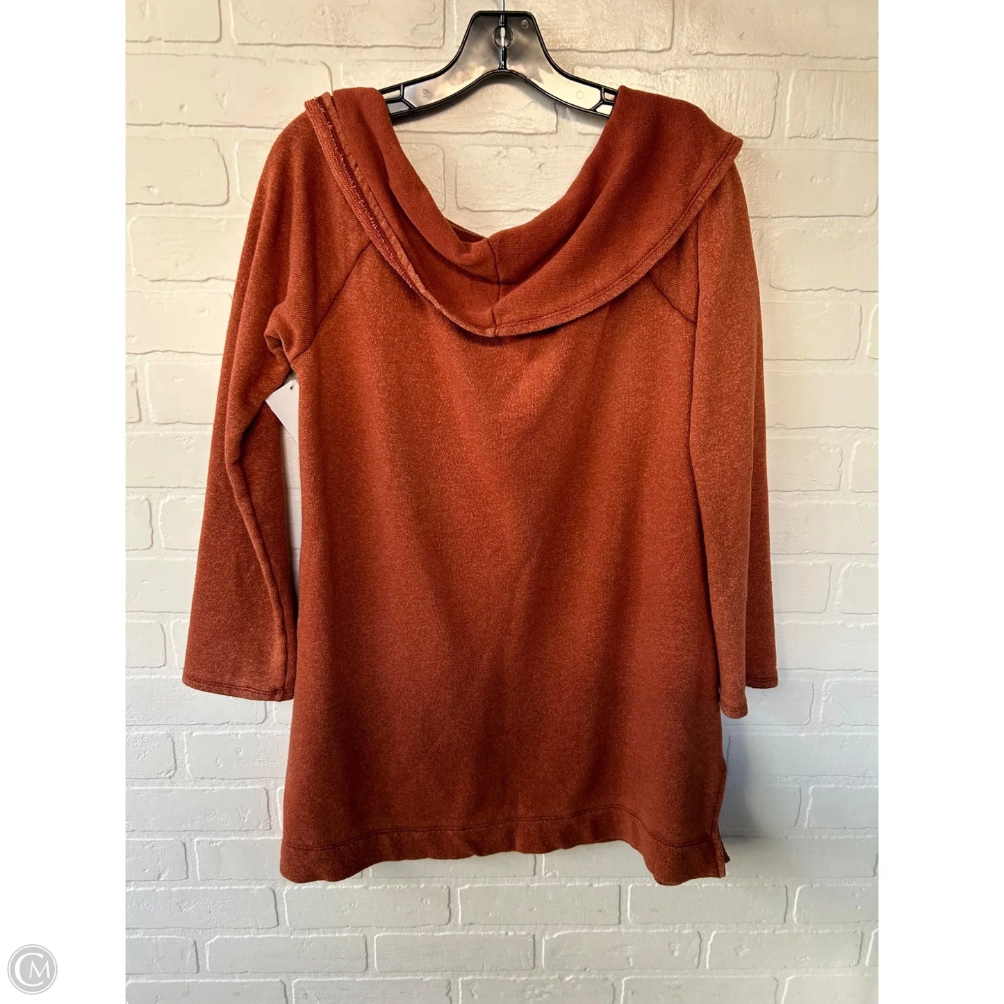 Tunic Long Sleeve By Chicos In Orange, Size: M