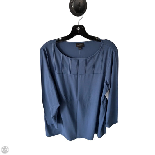 Top Long Sleeve By J. Jill In Blue, Size: Xl