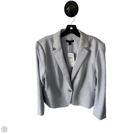 Blazer By Ann Taylor In Purple, Size: L