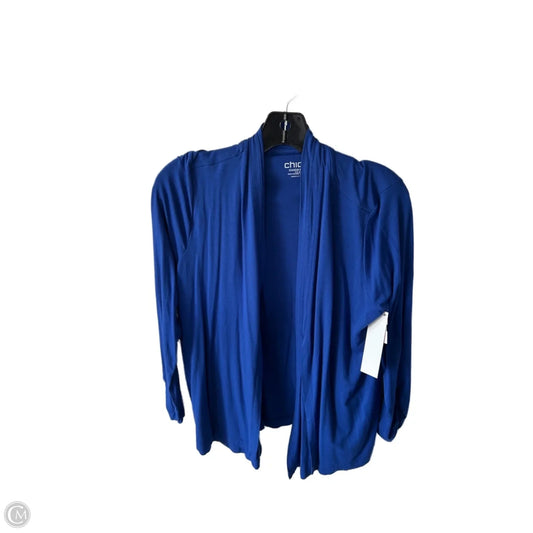 Cardigan By Chicos In Blue, Size: M