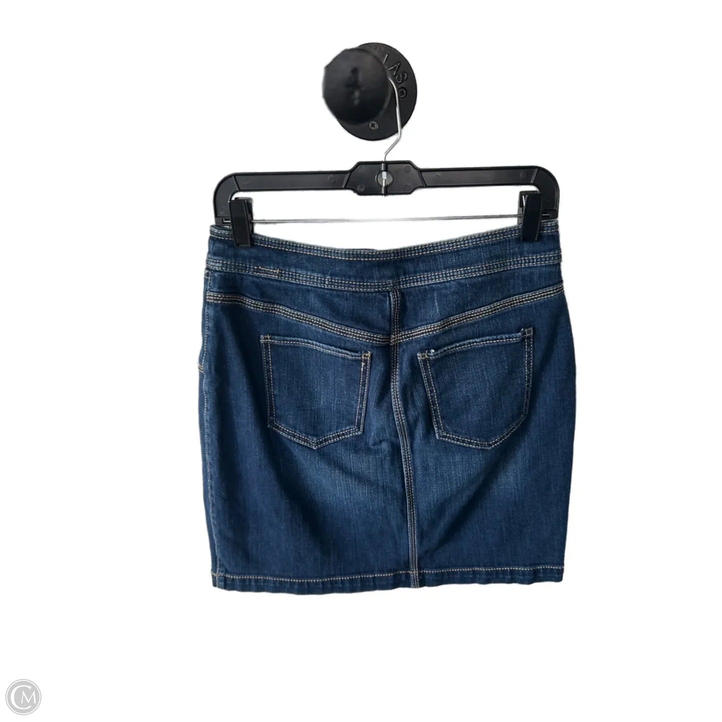 Skirt Mini & Short By Christopher And Banks In Blue Denim, Size: 4