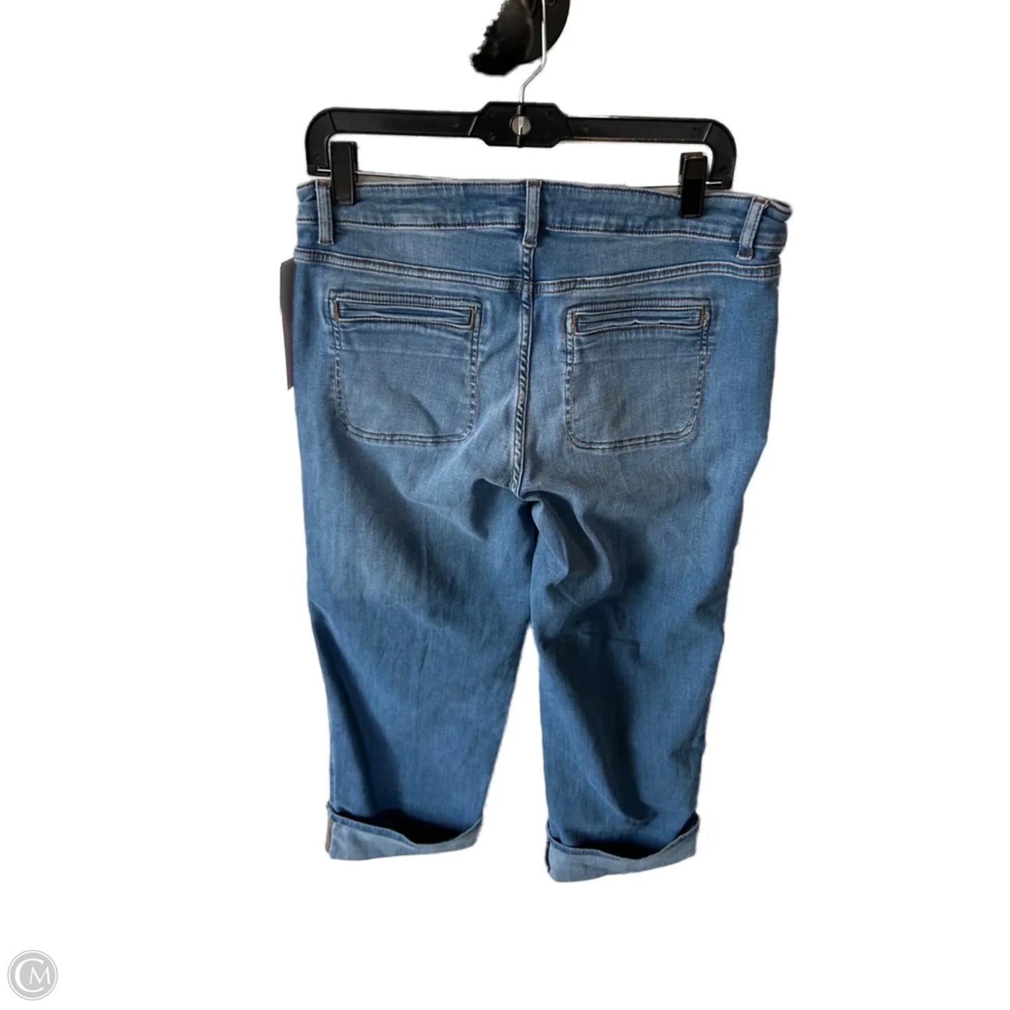 Jeans Cropped By J. Jill In Blue Denim, Size: 10